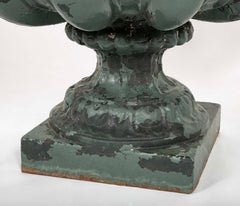 Pair of Large Late 19th Century Cast Iron Planters