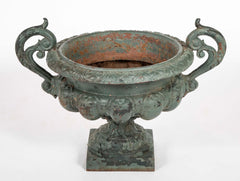 Pair of Large Late 19th Century Cast Iron Planters