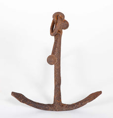 Pair of Antique Anchors Converted to Andirons