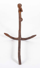 Pair of Antique Anchors Converted to Andirons