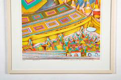 "Bangkok" Original Print by Japanese Artist Risaburo Kimura