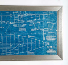 1929 Original Blueprint for International Star Class Racing One Design Sail Boat
