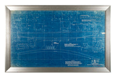 1929 Original Blueprint for International Star Class Racing One Design Sail Boat
