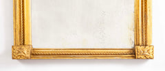 American Mirror with Eglomise Panel Showing War of 1812 Battle Between USS Wasp & HMS Frolic
