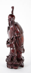 Chinese Wood Carving of Prosperity and Long Life