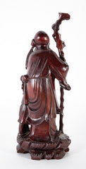 Chinese Wood Carving of Prosperity and Long Life