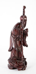 Chinese Wood Carving of Prosperity and Long Life