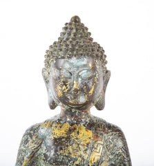 Early 20th Century Copper Chinese Sitting Buddha