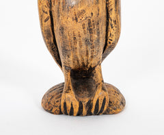 Carved Wooden Primitive Bird