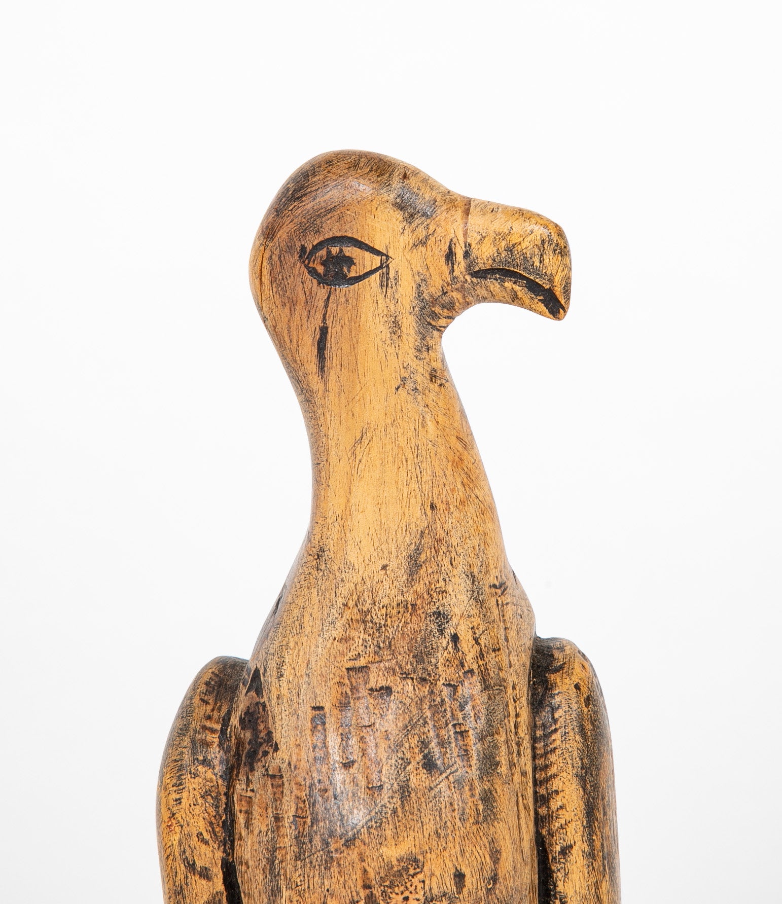 Carved Wooden Primitive Bird