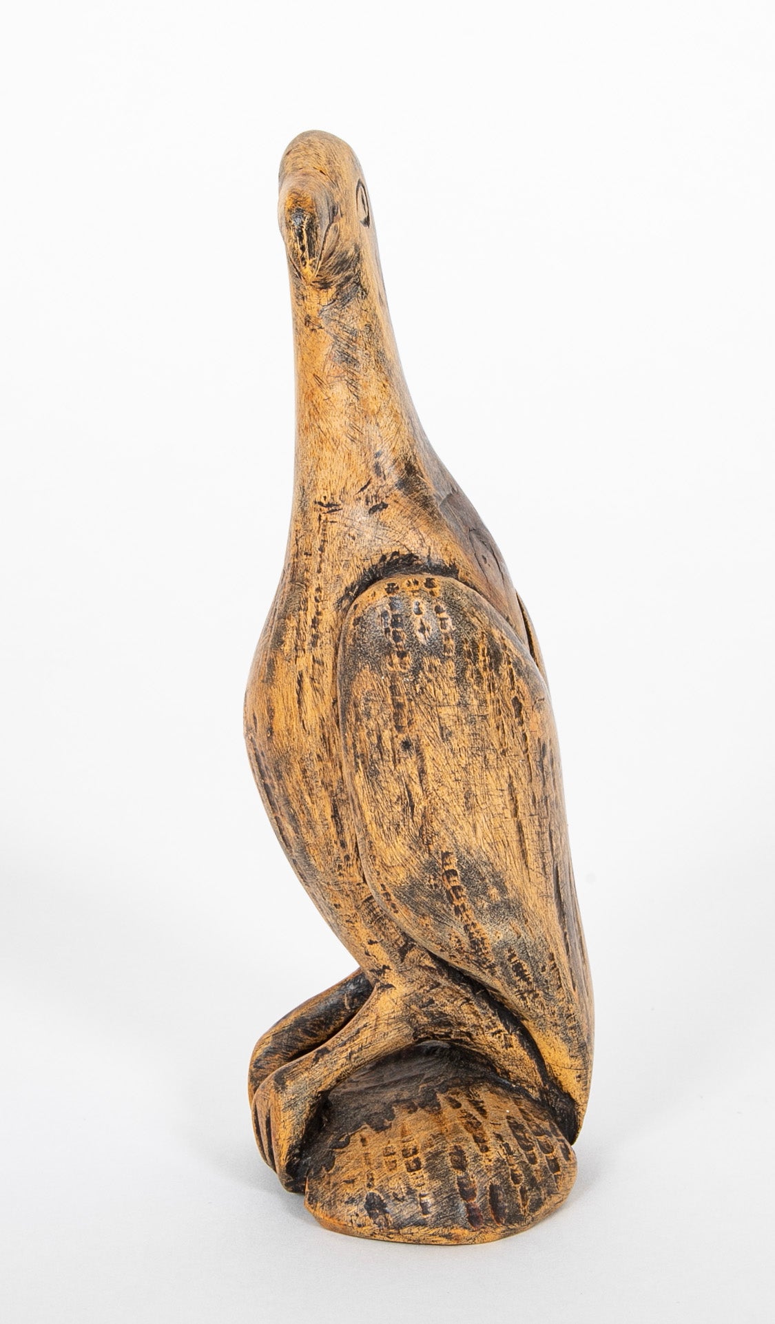 Carved Wooden Primitive Bird
