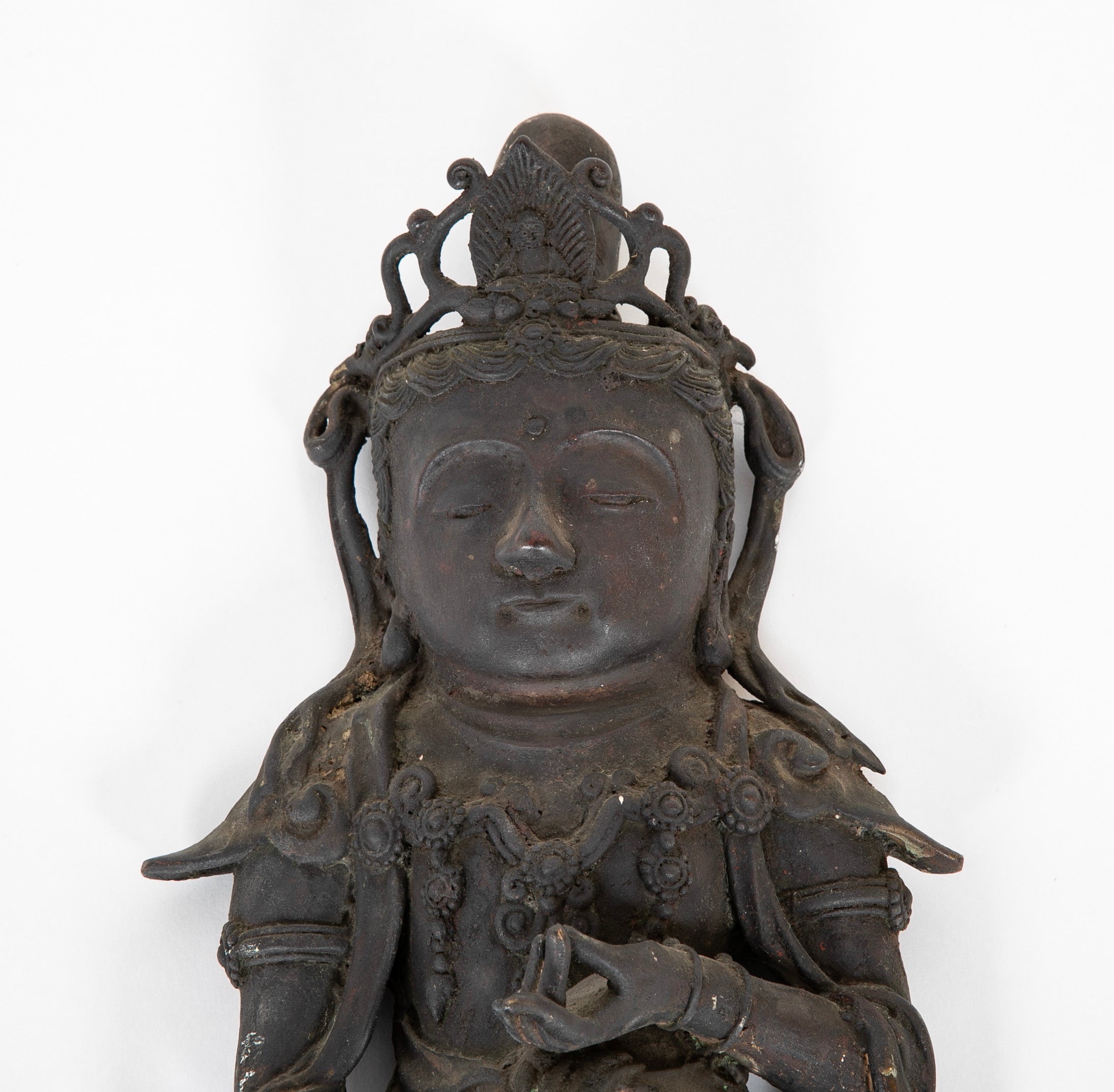 Cast Iron Temple Buddha