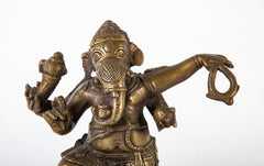 Mid 20th Century Bronze Ganesha