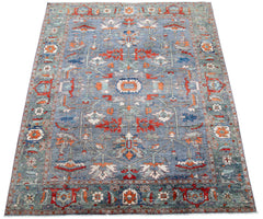 Herati or Serapi Style Afghan Rug likely from Northwest Afghanistan Weaving Tradition