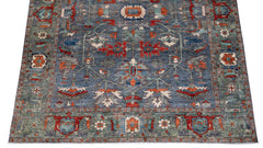 Herati or Serapi Style Afghan Rug likely from Northwest Afghanistan Weaving Tradition