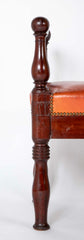 Louis XVI French Banquette with Acanthus Carved Rails