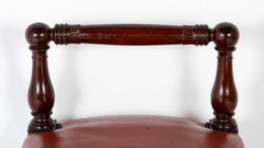 Louis XVI French Banquette with Acanthus Carved Rails