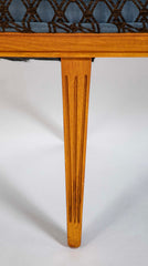 Hollywood Regency Satinwood Bench