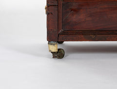 Unusual Regency Spindle Form Canterbury with Brass Tray Top