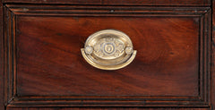 Unusual Regency Spindle Form Canterbury with Brass Tray Top