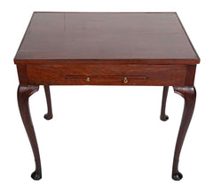 Queen Anne Walnut Game Table