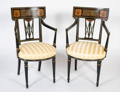 Fine Pair of English Regency Armchairs