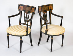 Fine Pair of English Regency Armchairs