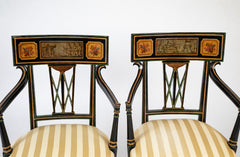 Fine Pair of English Regency Armchairs