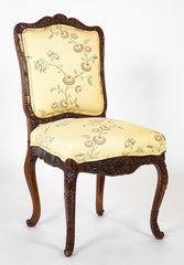 Set of 10 Louis XV Style Carved Dining Chairs