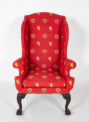 Stately George II Wing Chair with Ball & Claw Knees