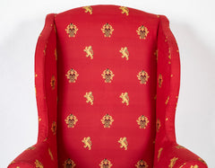 Stately George II Wing Chair with Ball & Claw Knees