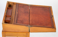 Rare Satinwood Lap Desk on Matching Stand