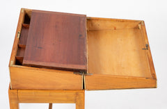 Rare Satinwood Lap Desk on Matching Stand