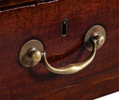 Chippendale Tooled Leather Top Partners Desk