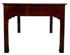 Chippendale Tooled Leather Top Partners Desk