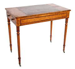 George III Satinwood Ratchet Top Desk