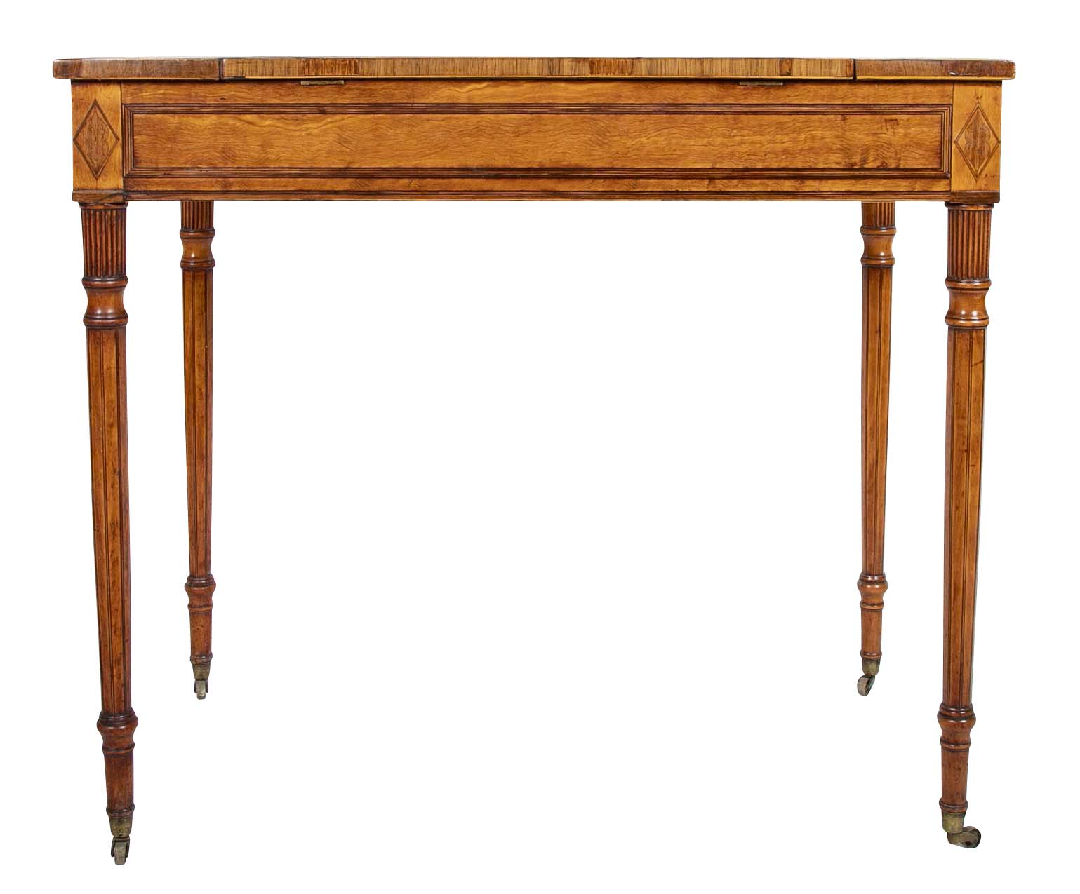 George III Satinwood Ratchet Top Desk