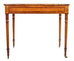 George III Satinwood Ratchet Top Desk