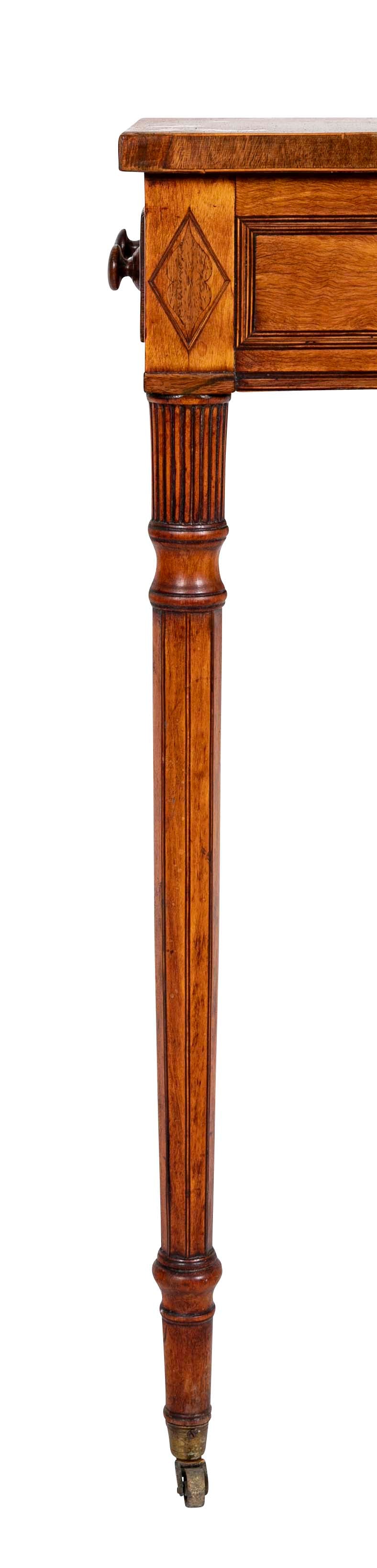 George III Satinwood Ratchet Top Desk