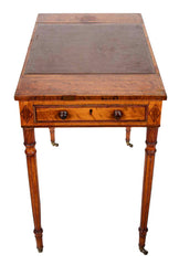 George III Satinwood Ratchet Top Desk