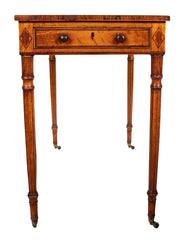 George III Satinwood Ratchet Top Desk