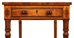 George III Satinwood Ratchet Top Desk