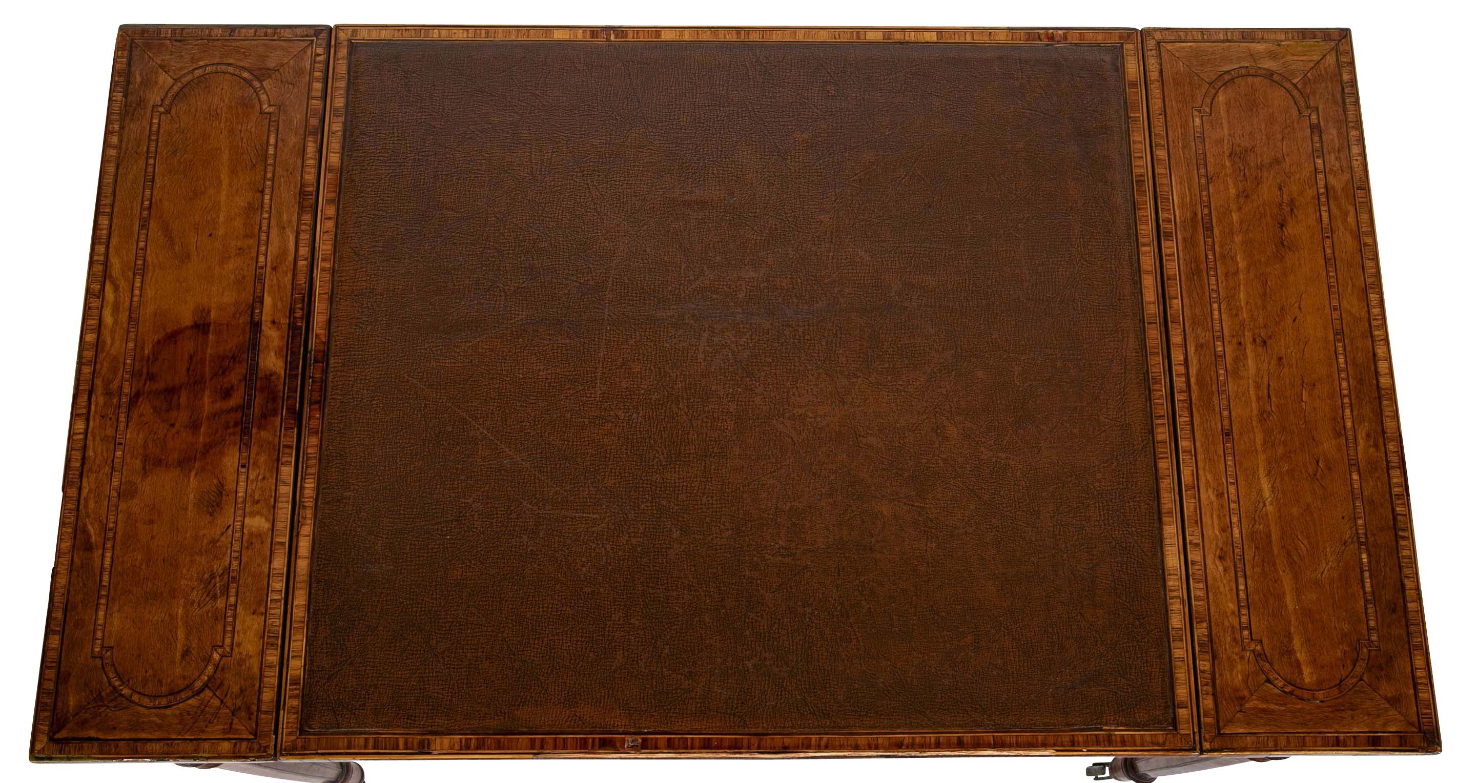 George III Satinwood Ratchet Top Desk