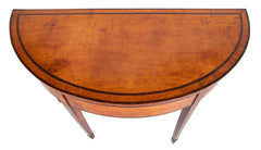 George III Satinwood Game Table