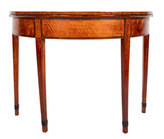 George III Satinwood Game Table