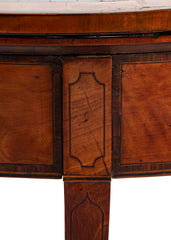 George III Satinwood Game Table