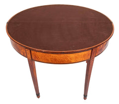 George III Satinwood Game Table