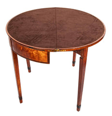 George III Satinwood Game Table