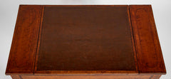 Rare George III Period Satinwood Ratchet Top Octagonal Leg Desk