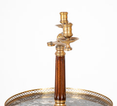 Unusual Louis XVI Style Two Lite Table Stand